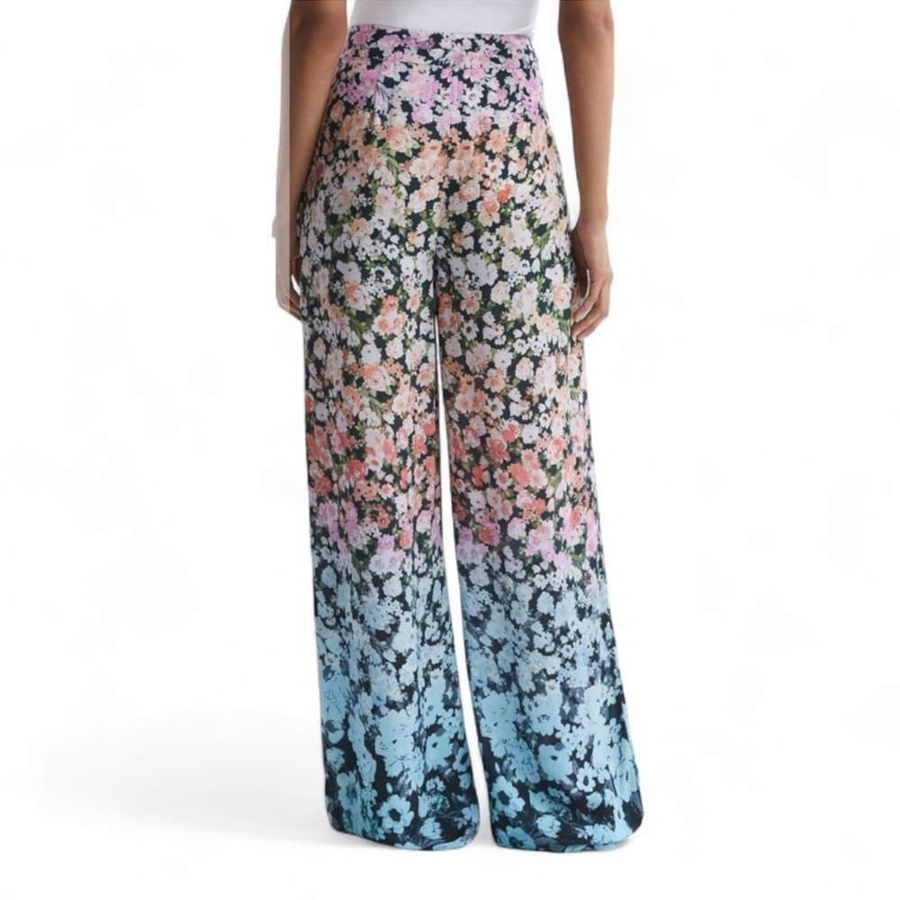 REISS SERENA WIDE LEG TROUSERS IN MULTI OMBRÉ FLORAL, NWT, 6
$169 $295